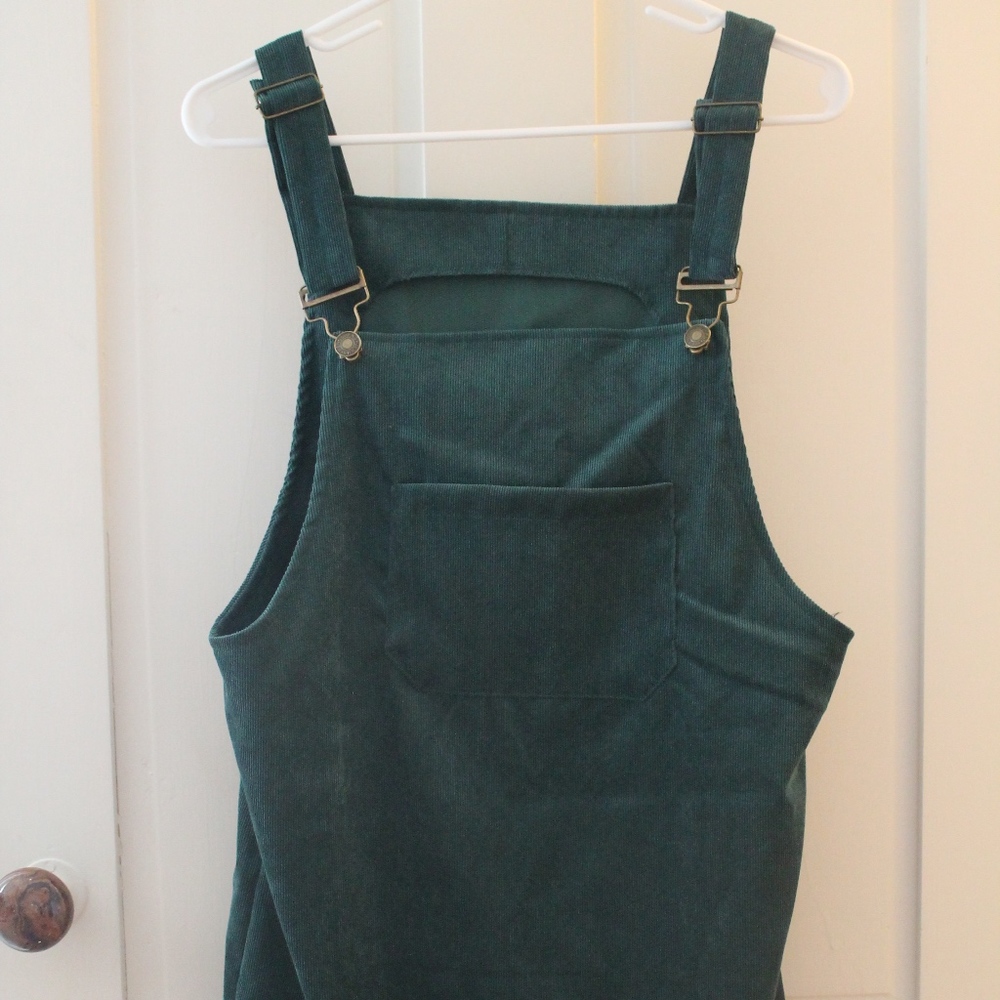 ROMWE Corduroy Overall Dress